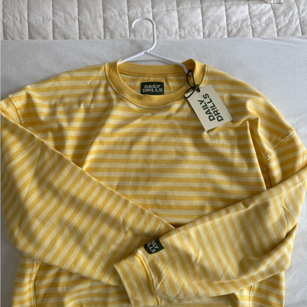 Daily Drills Sunshine Striped Top